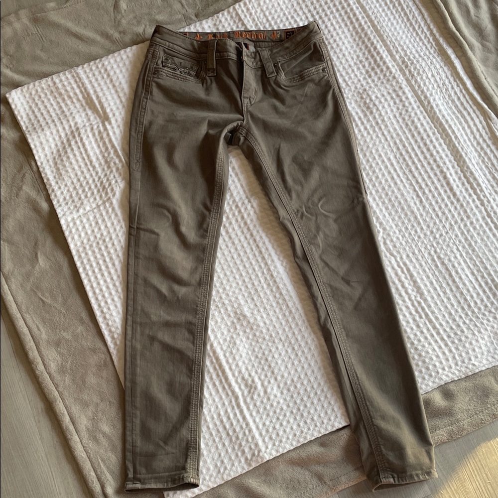 Rock Revival Women's Olive Skinny Jeans